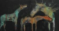 Night Herd #3 by Suzan Lotus Obermeyer