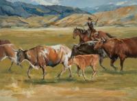 Working Cattle by Anita Mosher Solich