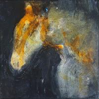Equine Nocturne Small #2 by Suzan Lotus Obermeyer