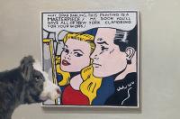At the Museum (after Roy Lichtenstein) by Nancy Bass