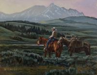 Mountain Twilight by Dennis Ziemienski