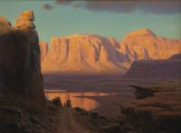 2024 - Morning Light on a Western Landscape by Joseph McGurl