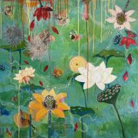 Lotus Summer Moment by Suzan Lotus Obermeyer