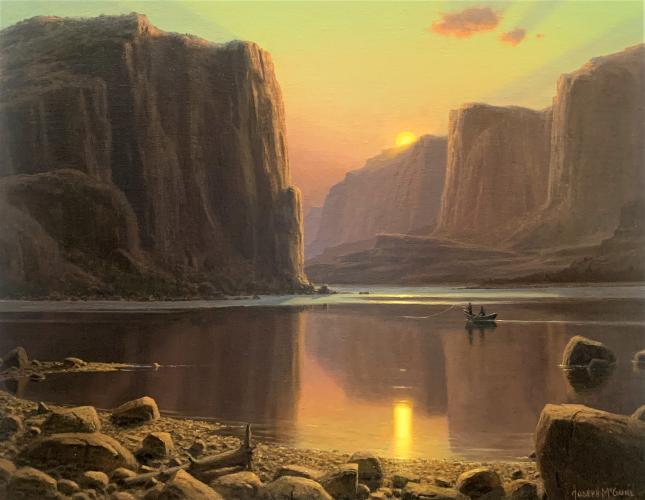 Morning Stillness, The Colorado River by Joseph McGurl